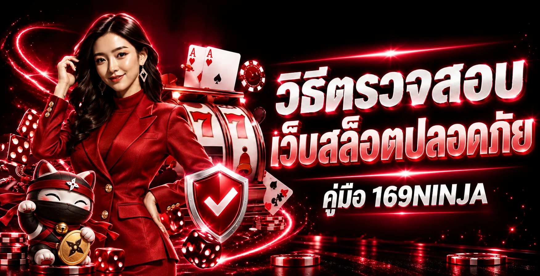 169NINJA วิธีตรวจสอบเว็บสล็อตปลอดภัย 7 จุด